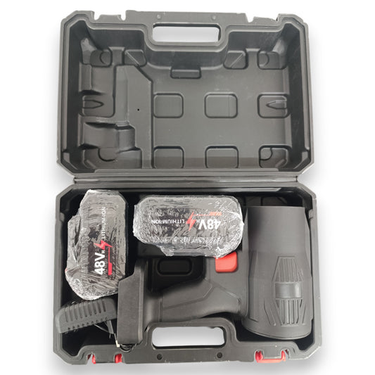 Soprador a Bateria 48V com 2 Baterias – Potente, Portátil e Sem Fios