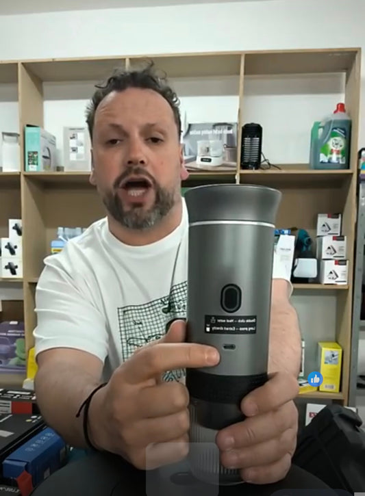 💣 Leve o Seu Café Para Todo o Lado – Máquina Portátil