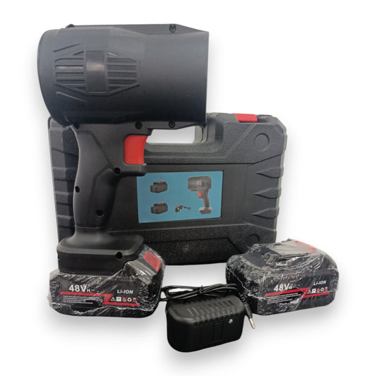 Soprador a Bateria 48V com 2 Baterias – Potente, Portátil e Sem Fios