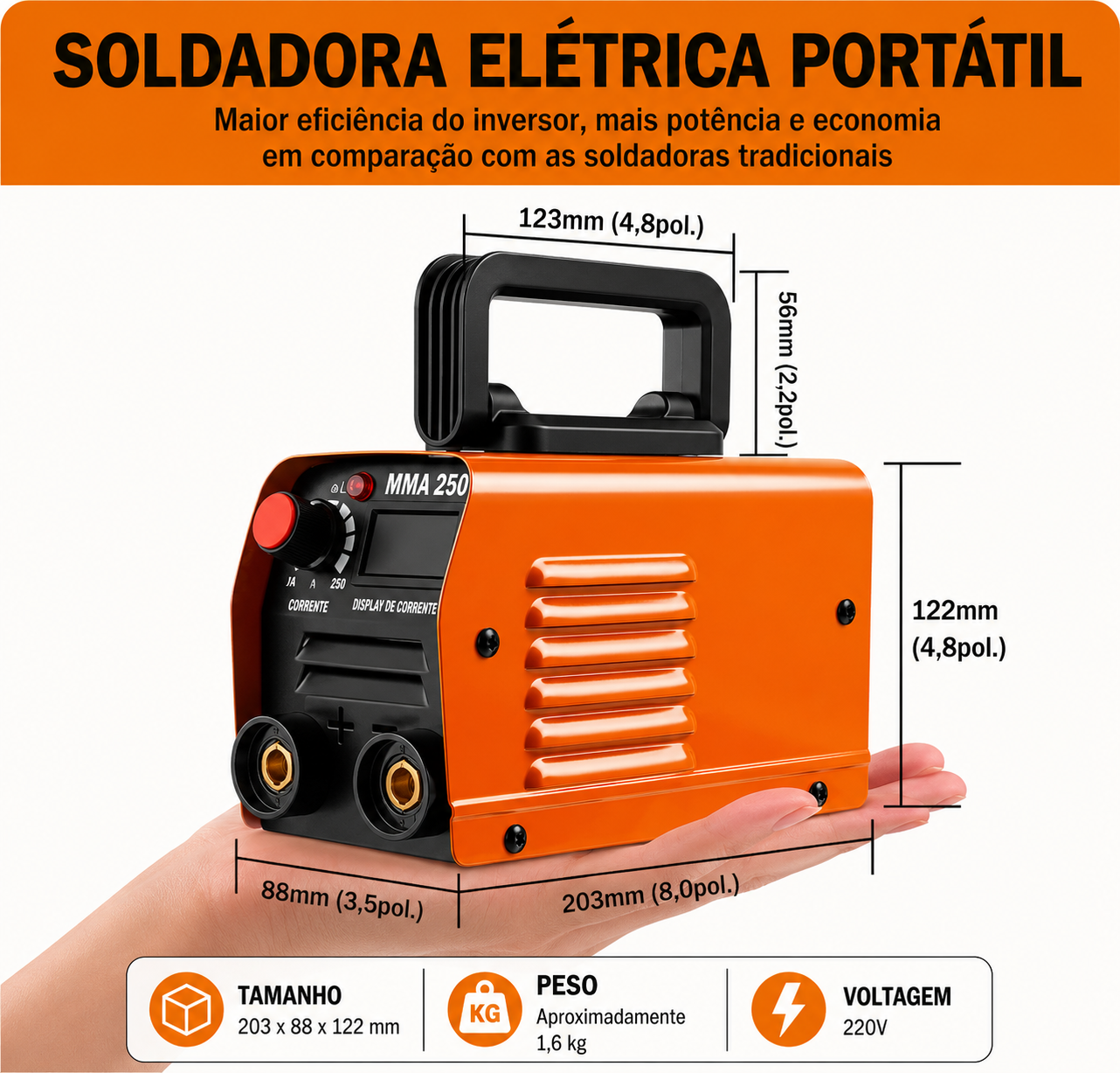 Soldador / Inversor 220V