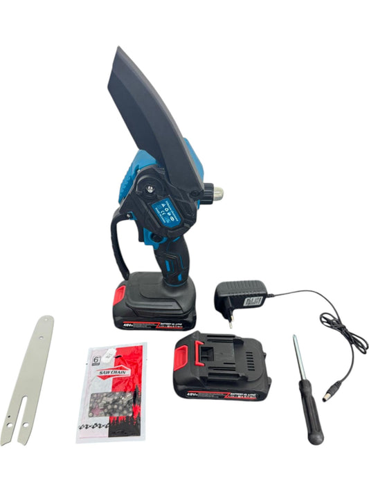 Mini Serra Elétrica 6” com Depósito de Óleo Automático – Portátil e Potente